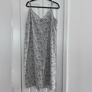 ASOS Animal Print Midi Length Slip Dress